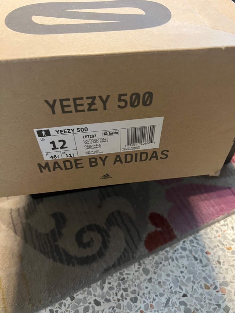 adidas Yeezy 500 Box in Brown and Black